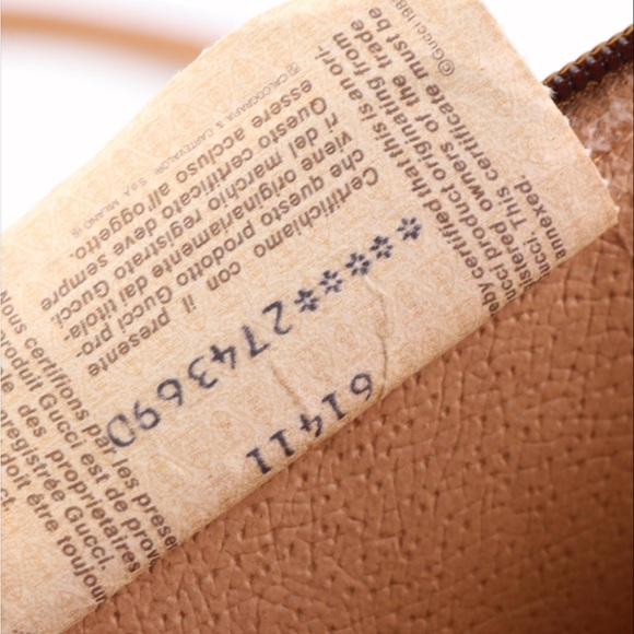 Vintage 1980’s Gucci GG Accessories Crossbody bag - Picture 6 of 9